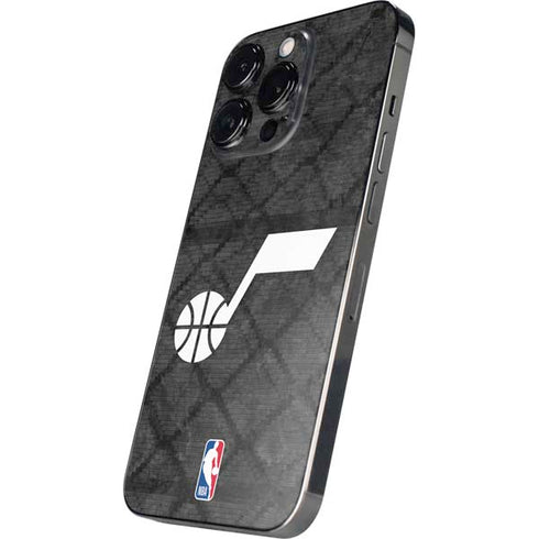 NBA Utah Jazz Black Rust iPhone 16 Pro Skin
