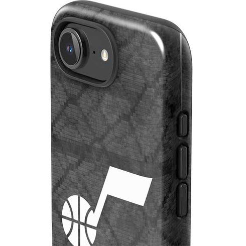NBA Utah Jazz Black Rust iPhone 16e Impact Case