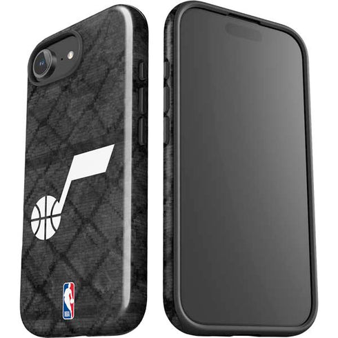 NBA Utah Jazz Black Rust iPhone 16e Impact Case