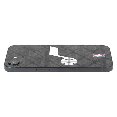 NBA Utah Jazz Black Rust iPhone 16e Skin