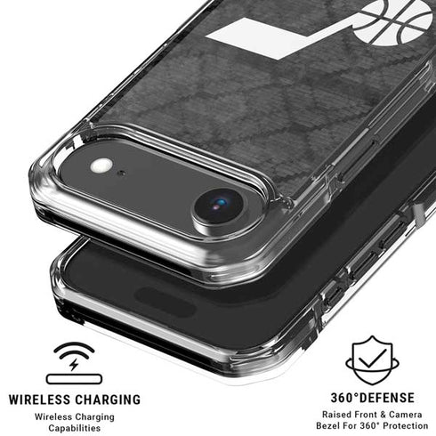 NBA Utah Jazz Black Rust iPhone 17 Air Clear Case