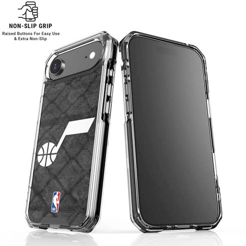 NBA Utah Jazz Black Rust iPhone 17 Air Clear Case