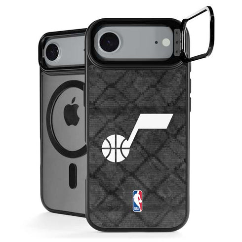 NBA Utah Jazz Black Rust iPhone 17 Air Kickstand Case
