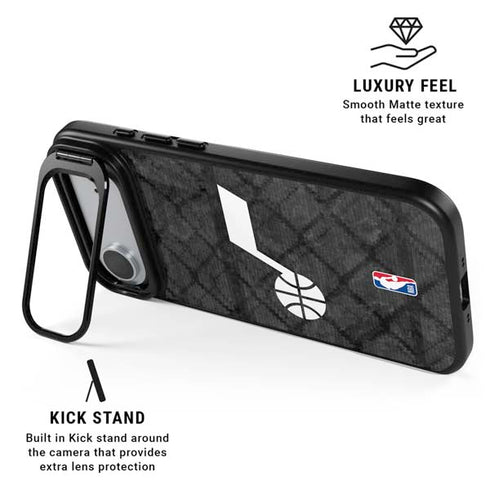 NBA Utah Jazz Black Rust iPhone 17 Air Kickstand Case