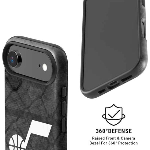 NBA Utah Jazz Black Rust iPhone 17 Air Magsafe Impact Case