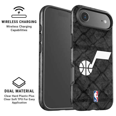 NBA Utah Jazz Black Rust iPhone 17 Air Magsafe Impact Case