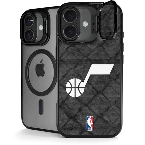 NBA Utah Jazz Black Rust iPhone 17 Kickstand Case