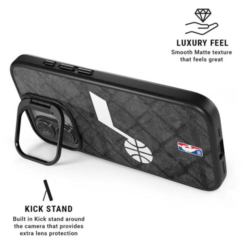 NBA Utah Jazz Black Rust iPhone 17 Kickstand Case