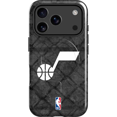 NBA Utah Jazz Black Rust iPhone 17 Pro Magsafe Impact Case