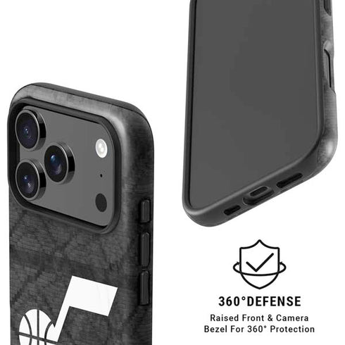 NBA Utah Jazz Black Rust iPhone 17 Pro Magsafe Impact Case