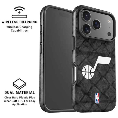 NBA Utah Jazz Black Rust iPhone 17 Pro Magsafe Impact Case