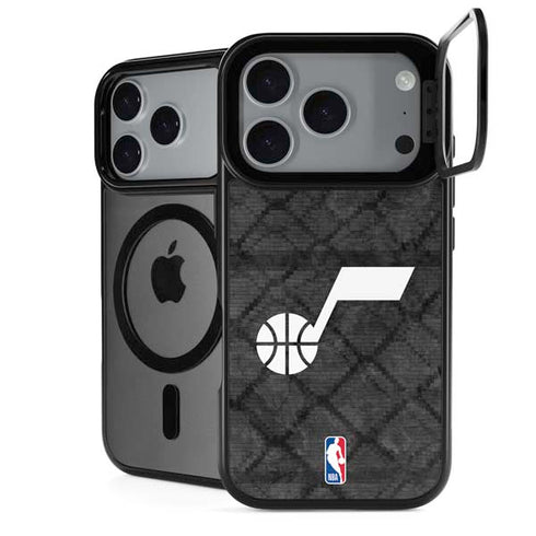 NBA Utah Jazz Black Rust iPhone 17 Pro Max Kickstand Case