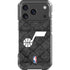NBA Utah Jazz Black Rust iPhone 18 Pro Clear Case
