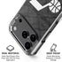 NBA Utah Jazz Black Rust iPhone 18 Pro Clear Case