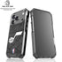 NBA Utah Jazz Black Rust iPhone 18 Pro Clear Case