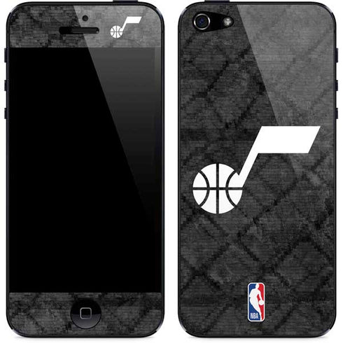 NBA Utah Jazz Black Rust iPhone 5/5s/5SE Skin