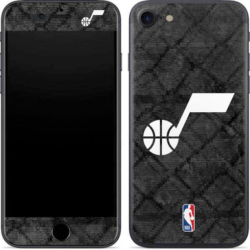 NBA Utah Jazz Black Rust iPhone 7 Skin