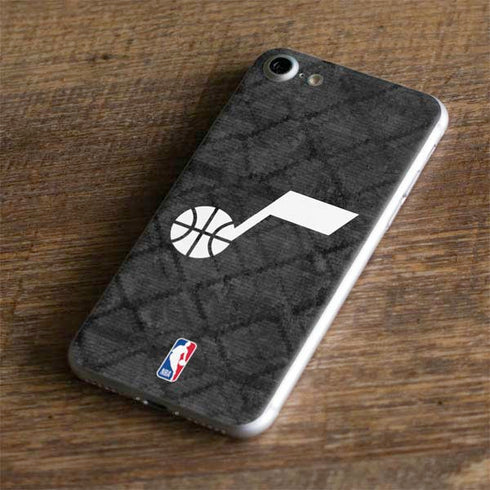 NBA Utah Jazz Black Rust iPhone 7 Skin