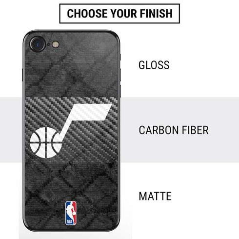 NBA Utah Jazz Black Rust iPhone SE (2nd & 3rd Gen) Skin