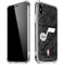 NBA Utah Jazz Black Rust iPhone X/XS Clear Case