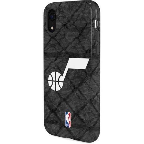 NBA Utah Jazz Black Rust iPhone XR Pro Case