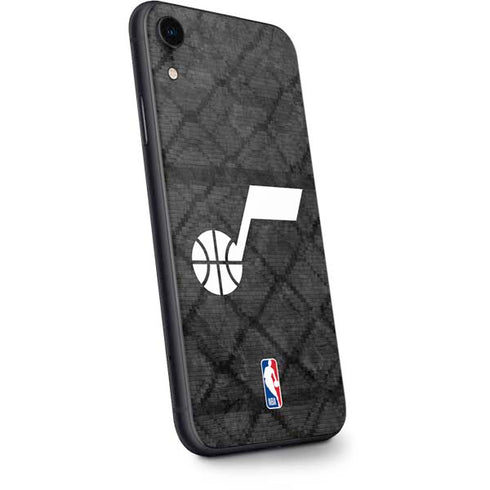 NBA Utah Jazz Black Rust iPhone XR Skin