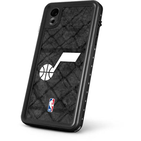 NBA Utah Jazz Black Rust iPhone XR Waterproof Case