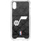 NBA Utah Jazz Black Rust iPhone XS Clear Case