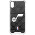 NBA Utah Jazz Black Rust iPhone XS Clear Case