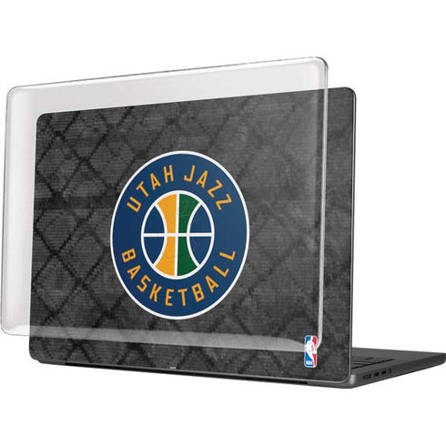 NBA Utah Jazz Black Rust MacBook Pro 14in (2021-24) Case plus Skin