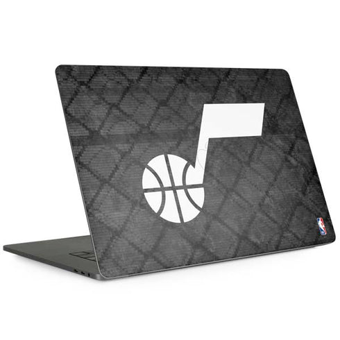 NBA Utah Jazz Black Rust MacBook Skins