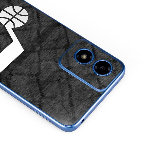 NBA Utah Jazz Black Rust Moto G Play 4G (2024) Skin
