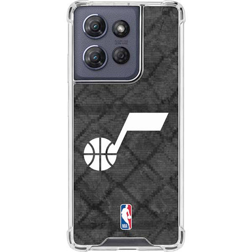NBA Utah Jazz Black Rust Moto G Play 5G (2025) Clear Case