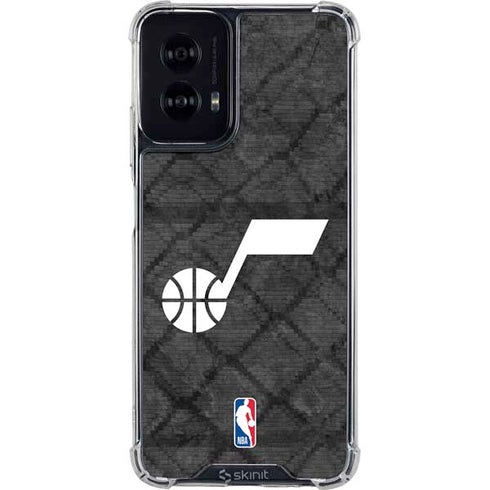 NBA Utah Jazz Black Rust Moto G Power 5G (2024) Clear Case