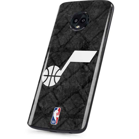 NBA Utah Jazz Black Rust Moto G6 Skin