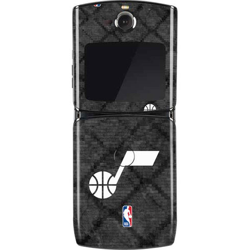 NBA Utah Jazz Black Rust Motorola RAZR Skin