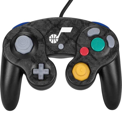 NBA Utah Jazz Black Rust Nintendo GameCube Controller Skin