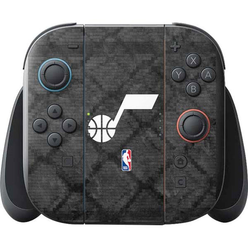 NBA Utah Jazz Black Rust Nintendo Switch 2 (2025) with Joy-Con Skin