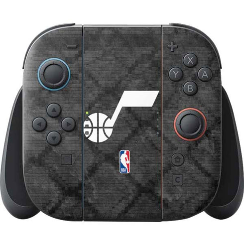 NBA Utah Jazz Black Rust Nintendo Switch 2 (2025) Joy-Con Controller Skin