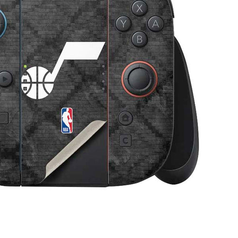 NBA Utah Jazz Black Rust Nintendo Switch 2 (2025) Joy-Con Controller Skin