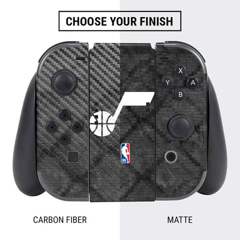NBA Utah Jazz Black Rust Nintendo Switch Bundle Skin