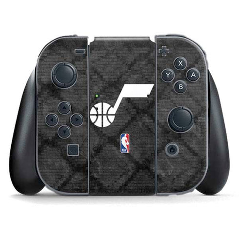 NBA Utah Jazz Black Rust Nintendo Skins