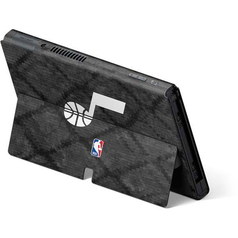 NBA Utah Jazz Black Rust Nintendo Switch OLED (2021) Skin