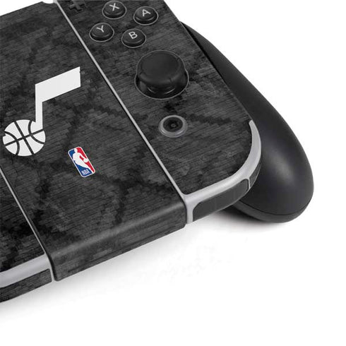 NBA Utah Jazz Black Rust Nintendo Switch OLED (2021) Skin