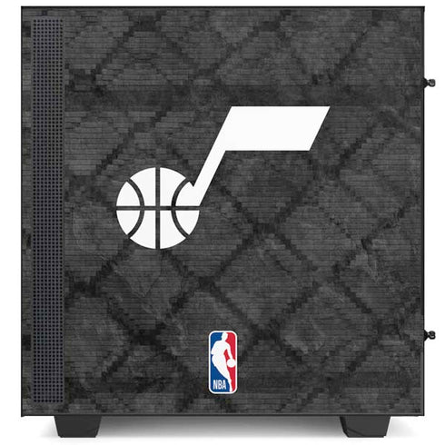 NBA Utah Jazz Black Rust NZXT H510 Compact ATX Mid-Tower Case Skin