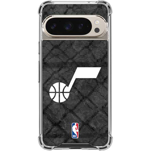 NBA Utah Jazz Black Rust Pixel 9/9 Pro Clear Case