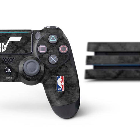 NBA Utah Jazz Black Rust PS4 Pro Bundle Skin