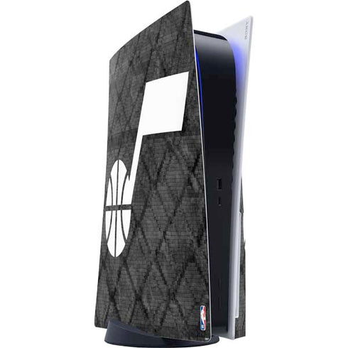 NBA Utah Jazz Black Rust PS5 Console Skin