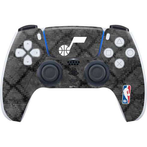 NBA Utah Jazz Black Rust PS5 Controller Skin