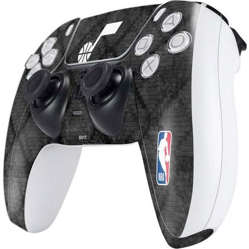 NBA Utah Jazz Black Rust PS5 Controller Skin